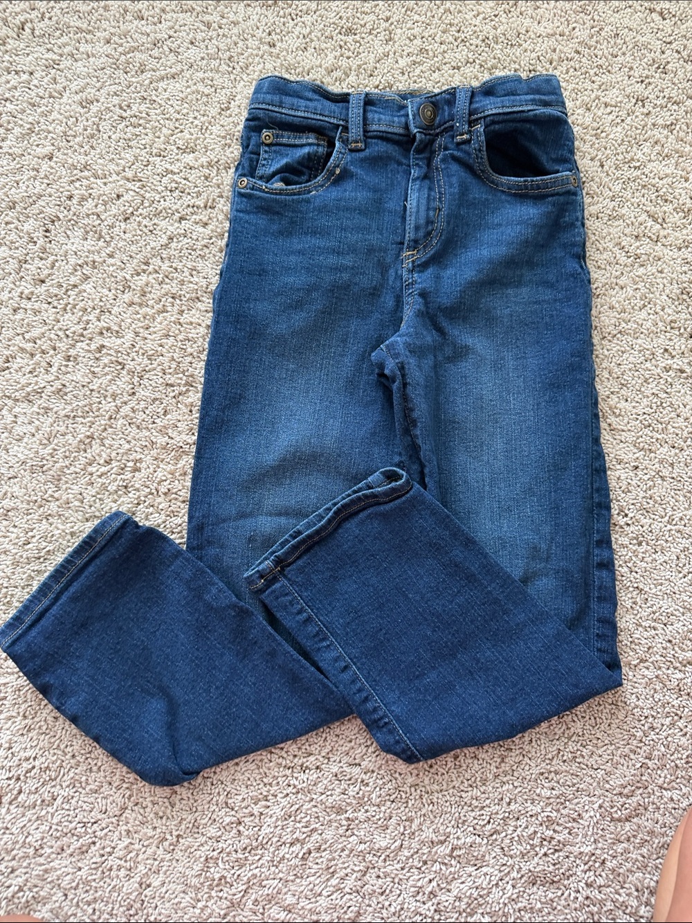 jumping beans boys Straight Jeans size 7 in Dark Blue